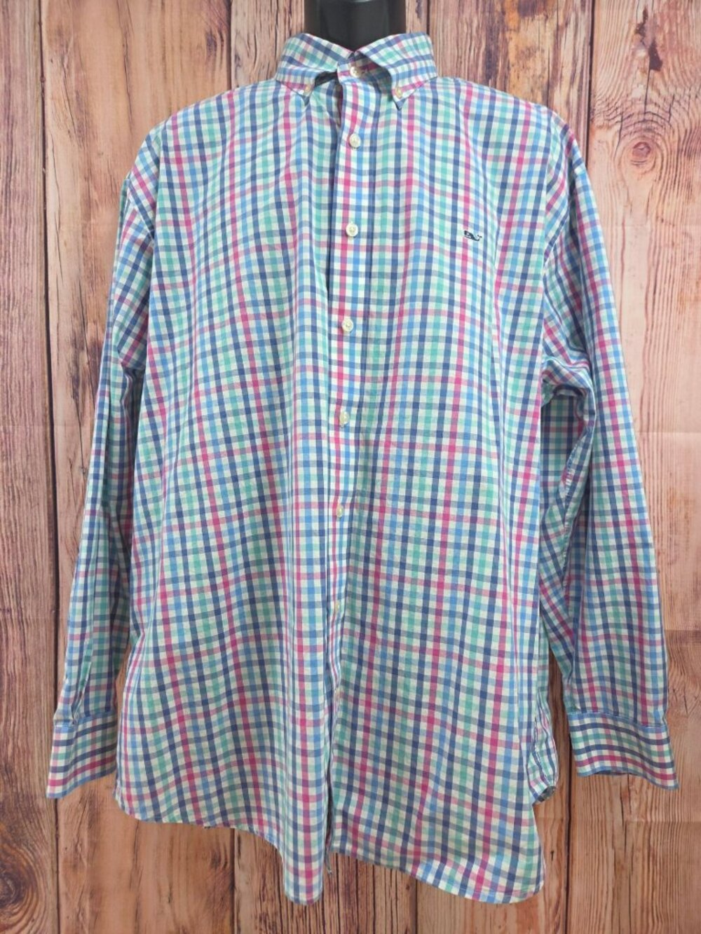 Vineyard Vines Mens Whale Plaid Shirt XXL